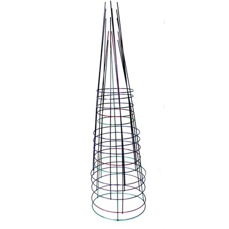 Glamos Wire 20443-5 42 in. Heavy-Duty Gemz Combo Plant Support, Assorted Color - Pack of 5